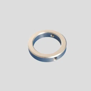 Yosin CNC turning aluminum retaining ring with side threaded holes