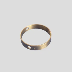 Yosin precision CNC machining brass bushing ring with side holes