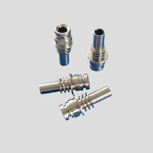 Yosin precision CNC turning stainless steel stepped connector fitting