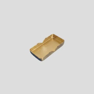 Yosin deep drawing brass shielding case with custom mounting slots