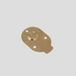Yosin micro stamping brass battery contact plate with gold plated surface